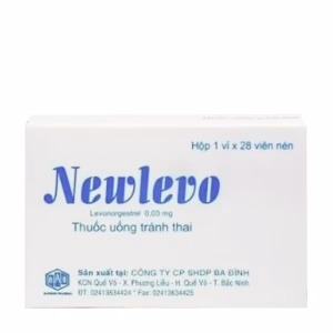 Newlevo 0.03mg (1 vỉ x 28 viên) - Thuốc tránh thai hằng ngày.